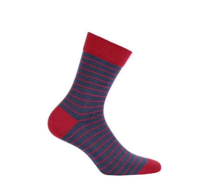 Pánske ponožky Wola Perfect Man vzorované W 94N03 Casual