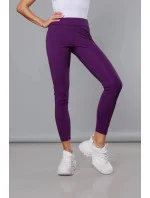 Tmavo fialové trekingové legíny (54350)