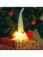 DEKORATÍVNE VIEDOL SANTA CLAUS 25CM MODRÁ