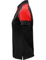 Prime Polo Women Dámské piqué polo z těžké bavlny model 22453353 black/red - Printer Prime Polo Women Dámské piqué polo z těžké bavlny model 22453353 black/red - Printer