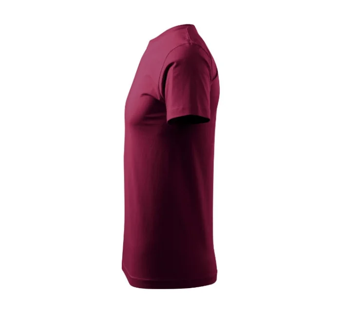 Basic tričko pánske garnet