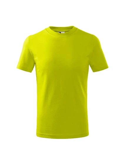 Basic tričko dětské limetková