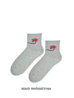 Vzorované netlačiace ponožky Steven art.099 35-40