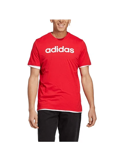 Tričko Essentials Single Jersey Linear Logo M pánské model 19571992 - ADIDAS Tričko Essentials Single Jersey Linear Logo M pánské model 19571992 - ADIDAS