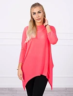 Mikina s potlačou kolesa ružová neónová