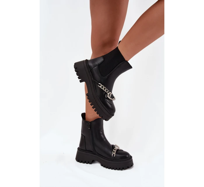 Dámské Boty Na Platformě S Černé model 21706782 - Boto