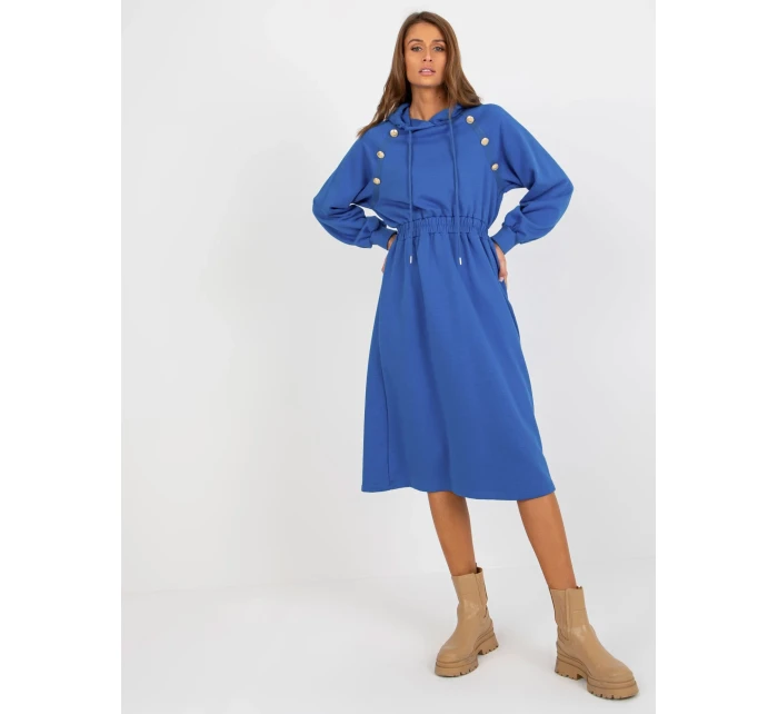 Dámské šaty RV SK model 17802990 tmavě modré - FPrice Dámské šaty RV SK model 17802990 tmavě modré - FPrice