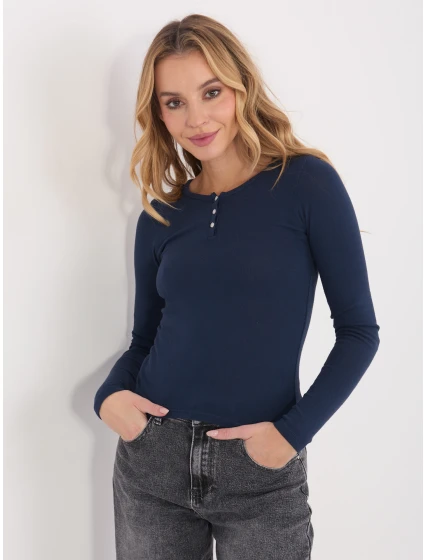 Blúzka WT BZ A1146.95 tmavomodrá