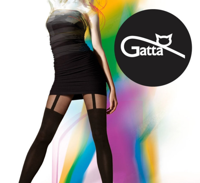 GIRL-UP - vzorované pančuchové nohavice - GATTA