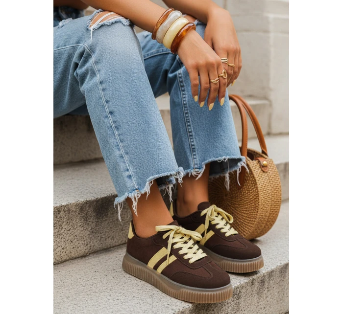 Dámská kávová obuv Dstreet model 21996280 - FashionStreet