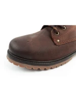 Wrangler Yuma pánske sobolie topánky elegantné kožené topánky tmavohnedé