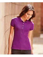 Dámské elastické piqué polo 10. azure blue model 22473841 - Russell Athletic Dámské elastické piqué polo 10. azure blue model 22473841 - Russell Athletic