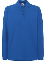 Premium Polo LSL Piqué polo s dlouhým rukávem model 22456826 royal blue - Fruit of the Loom