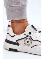 Damskie Sportowe Buty Big Star LL274440 Biało-Czarne