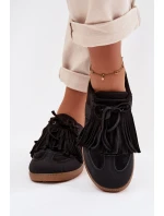 Dámské tenisky s třásněmi Černé model 21954597 - Boto