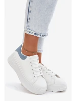 Dámské tenisky na platformě z umělé kůže model 22107415 - Boto