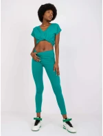 Legíny AP LG A 002 tmavo zelená