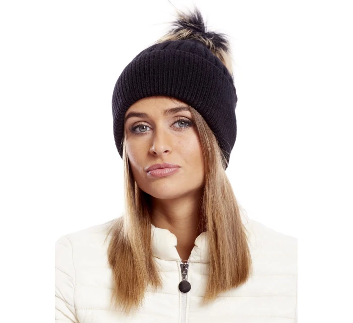 Dámska čiapka AT CZ 17230.43 čierna Dámska čiapka AT CZ 17230.43 čierna