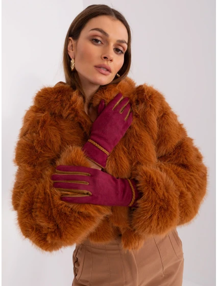 Rukavice AT RK 238601.25P gaštanová