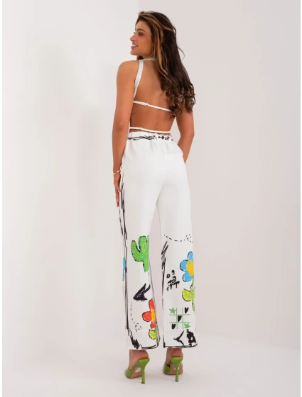 Spodnie DHJ SP model 20113124 ecru - FPrice Spodnie DHJ SP model 20113124 ecru - FPrice