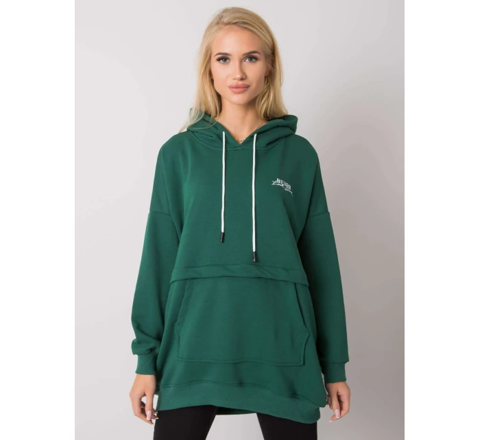 Mikina RV BL 7095.30P tmavo zelená