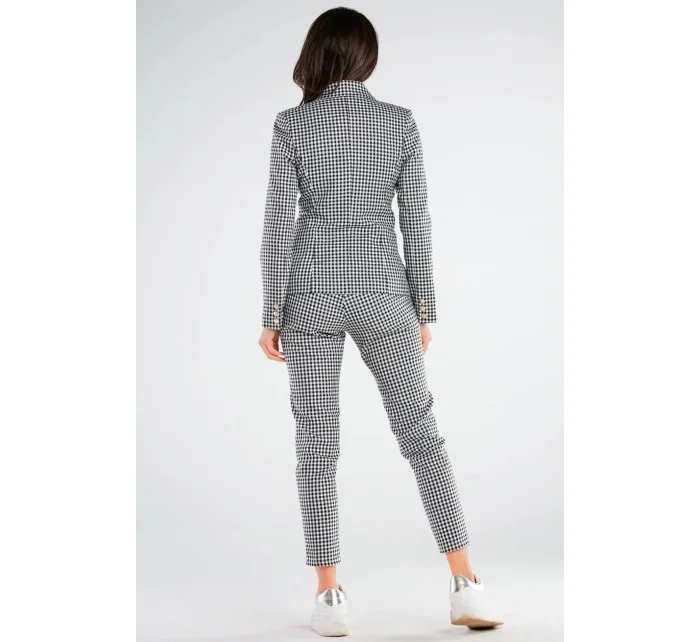 Dámske nohavice A440 čierno-biela - Awama