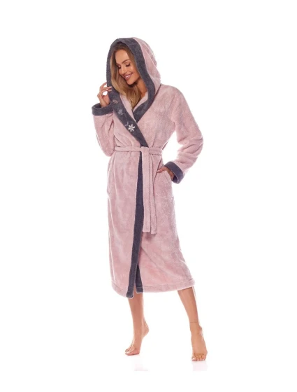 Dámský župan model 20816335 beige - L&L Dámský župan model 20816335 beige - L&L