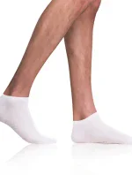 Krátke pánske bambusové ponožky BAMBUS AIR IN-SHOE SOCKS - Bellinda - biela