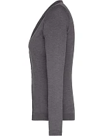 JN 660 Dámský pletený cardigan s výstřihem do V model 22487979 anthracite melange - Daiber JN 660 Dámský pletený cardigan s výstřihem do V model 22487979 anthracite melange - Daiber