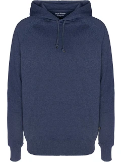 Unisex mikina s kapucí 74. navy melange model 22413122 - Pure Waste