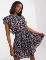 Šaty CHA SK 3003 1.37 čierna a ružová Šaty CHA SK 3003 1.37 čierna a ružová