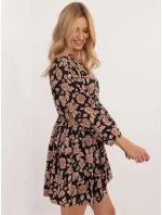 Šaty DHJ SK 19861 7.94 čierno-béžové Šaty DHJ SK 19861 7.94 čierno-béžové