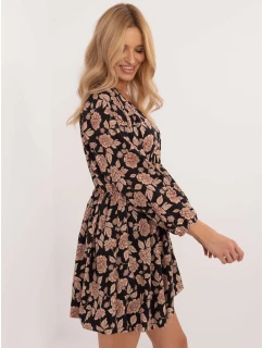 Šaty DHJ SK 19861 7.94 čierno-béžové