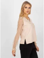 Dámska blúzka LK BZ 506666 1.66P Beige - FPrise Dámska blúzka LK BZ 506666 1.66P Beige - FPrise