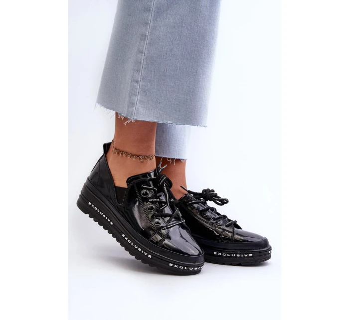 Dámské polobotky / Černá model 21165775 - S.Barski Dámské polobotky / Černá model 21165775 - S.Barski