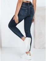 Dámske skinny džínsy modré FashionStreet UY2787 Dámske skinny džínsy modré FashionStreet UY2787