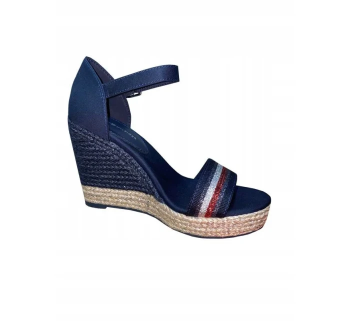 Sandále Tommy Hilfiger Grosgrain High Wedge Sandal W FW0FW05254