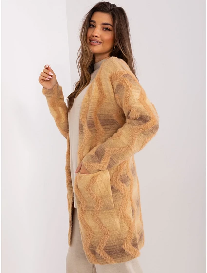 Sweter AT SW model 19011872 beżowy - FPrice Sweter AT SW model 19011872 beżowy - FPrice