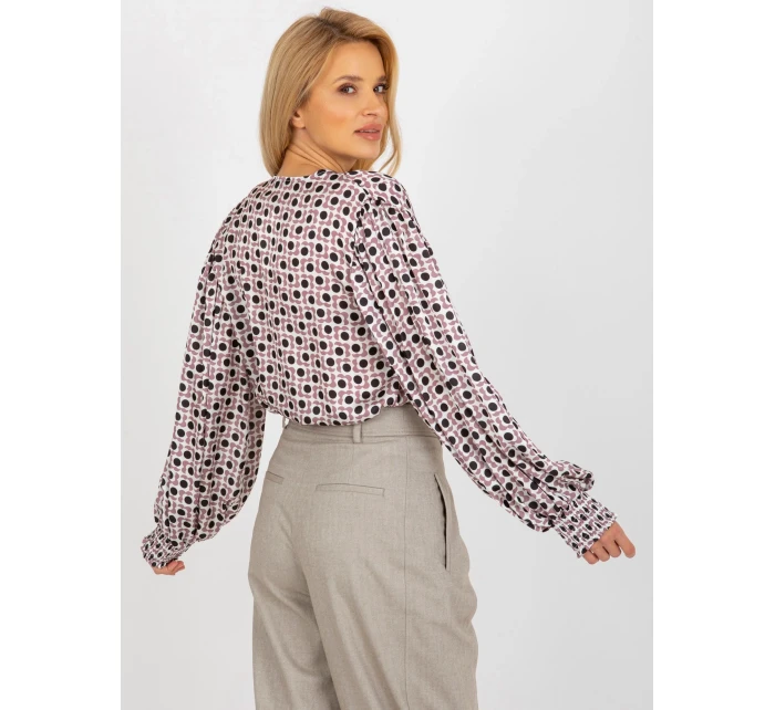 Dámska košeľa LK KS 509017.64 tmavo ružová - FPrice