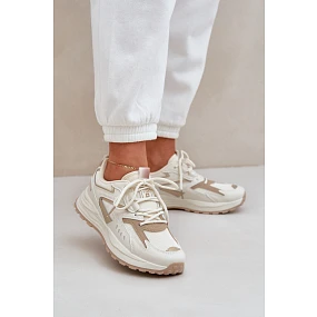 Buty Sportowe Damskie Big Star NN274A096 HI-POLY SYSTEM Beżowe