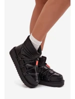 Dámské sněhule na platformě  Černé model 21714117 - D.Franklin