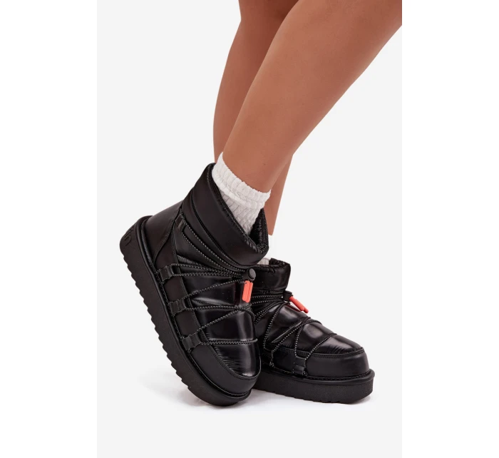 Dámské sněhule na platformě  Černé model 21714117 - D.Franklin