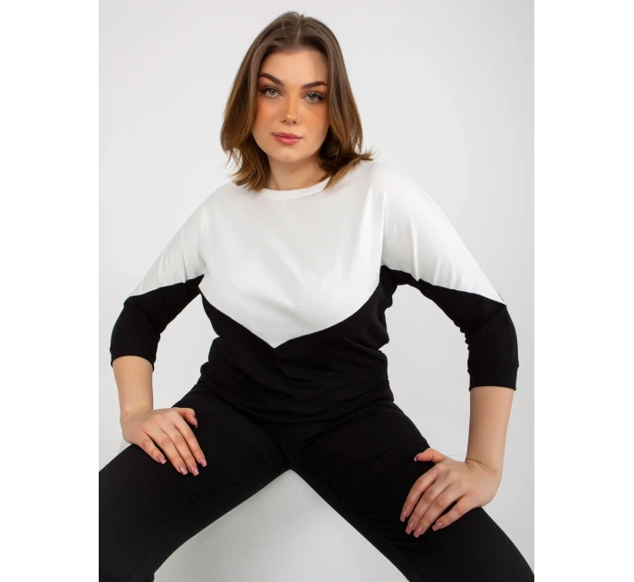 Dámská halenka RV BZ model 18025877 bílá a černá - FPrice