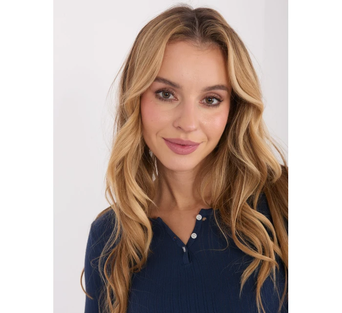 Blúzka WT BZ A1158.13 tmavomodrá