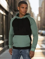 Pánska základná mikina s kapucňou čierna FashionStreet BX5896