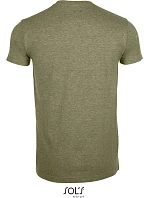 Pánske tričko SOL'S Imperial Fit „Slim Fit“ 25.0580, melírovaná khaki Pánske tričko SOL'S Imperial Fit „Slim Fit“ 25.0580, melírovaná khaki