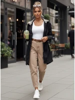 Dámska prechodná bunda MOZA black FashionStreet TY4285 Dámska prechodná bunda MOZA black FashionStreet TY4285