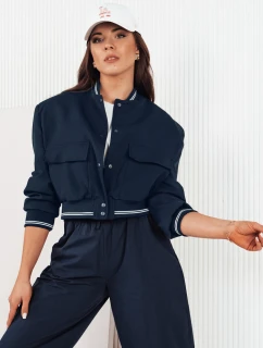 Dámska tmavomodrá bomber bunda CHOMP FashionStreet TY4296