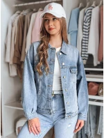 Dámská přechodná bunda oversize modrá Dstreet model 21985535 - FashionStreet Dámská přechodná bunda oversize modrá Dstreet model 21985535 - FashionStreet