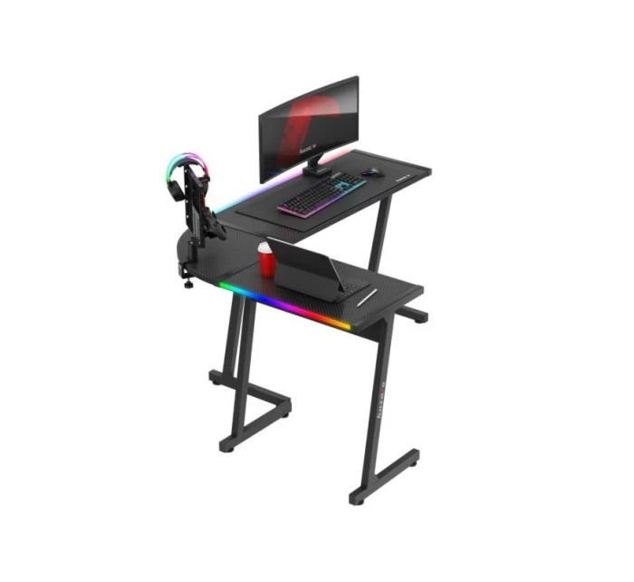 Herní stůl Hero model 21335676 Black RGB - Huzaro